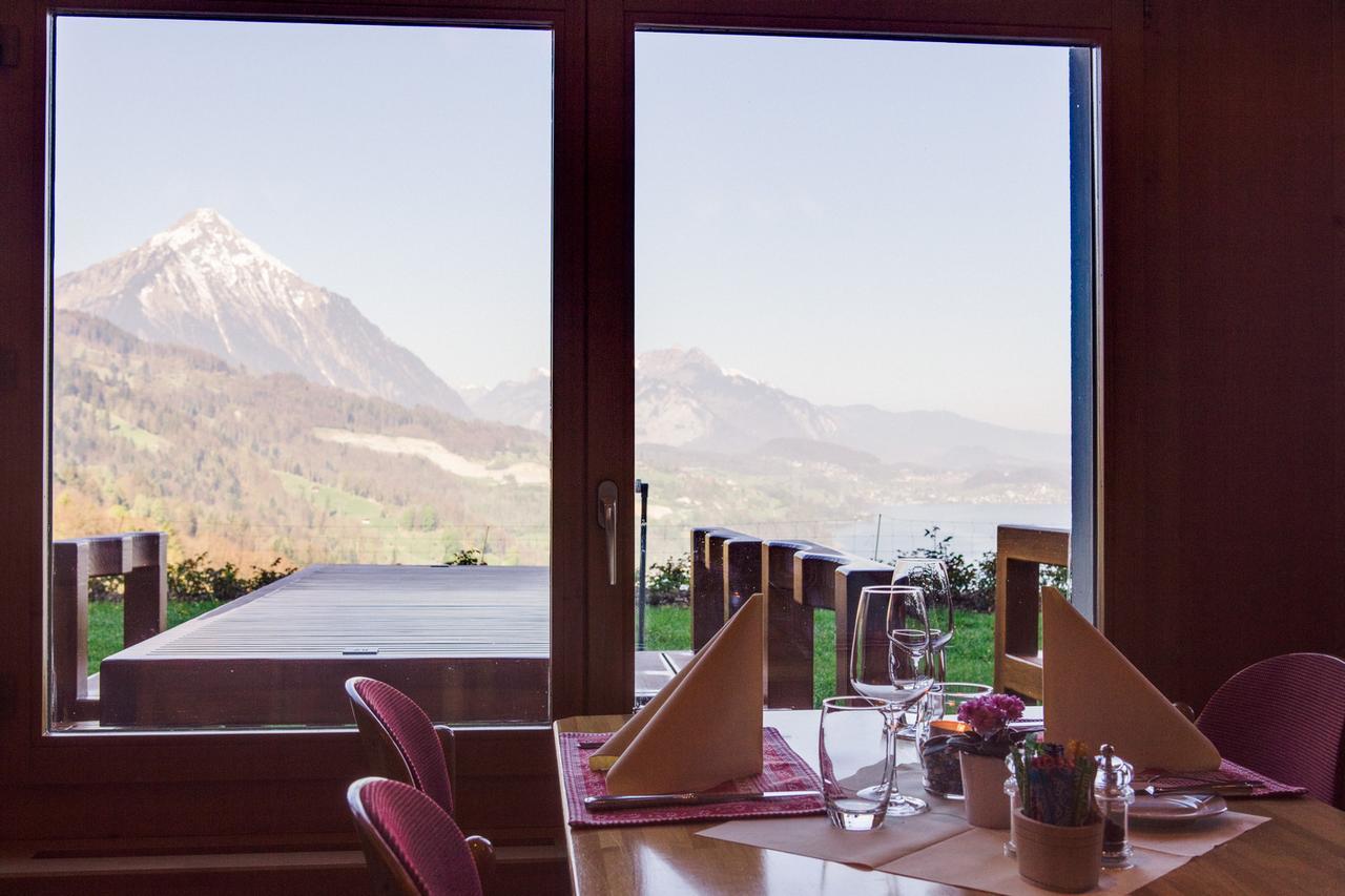 Hotel Meielisalp Leissigen Exteriör bild